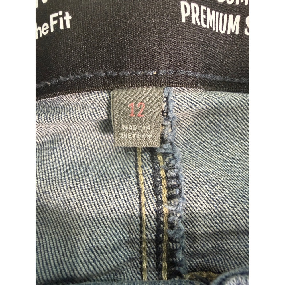 Torrid Bombshell Skinny Crop Jeans Womens 12 Medium Wash Premium Stretch Denim - Picture 4 of 9